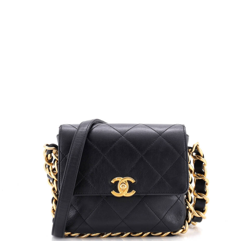 Chanel Small Framing Chain Flap Bag